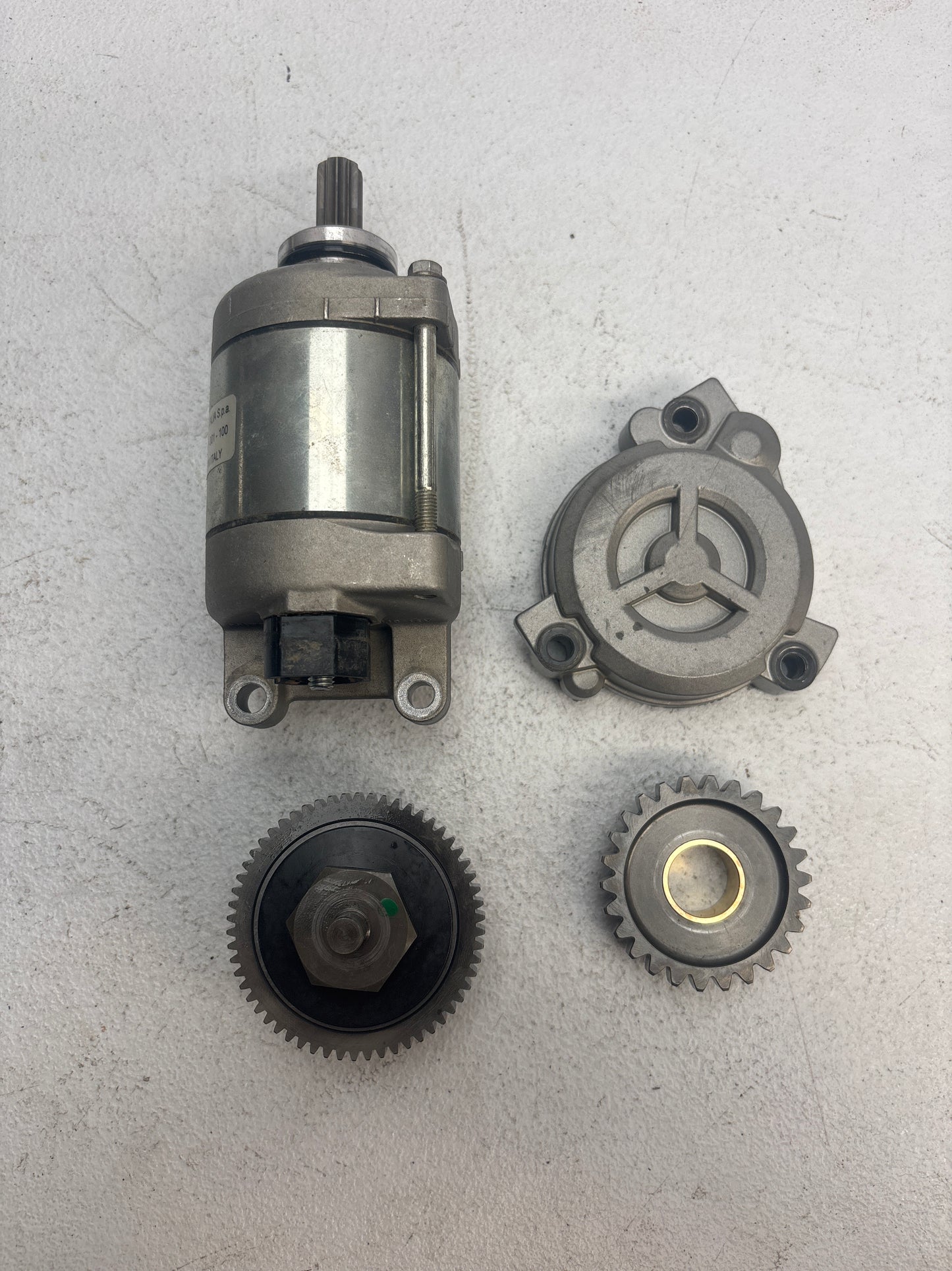 USED 2015 KTM 350 SXF Starting Motor and Gears PN# 77240001100 #35028